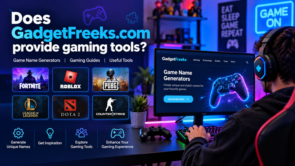 Does GadgetFreeks.com Provide Gaming Tools?
